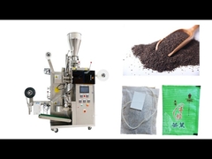 Health Tea Bag Filling Packing Machine Trilateral Sealing PLC Control