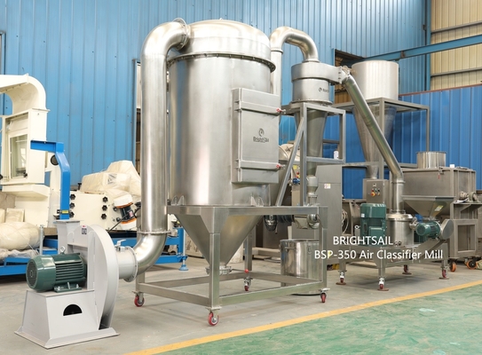 BSP Talco en polvo clasificador de aire Molino Talco en polvo Grinder máquina para hacer polvo de Brightsail