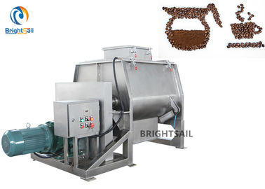 Mezclador de paleta del eje del doble de la harina del cacao de la máquina del polvo de la comida del café instantáneo