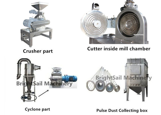máquina de pulir de Stainless Steel Sugarcane de la amoladora comercial de la especia 800kg/H