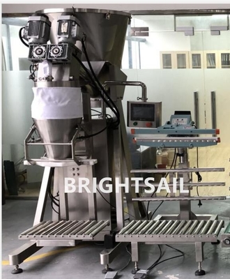 Máquina de rellenar del polvo del tornillo del doble de Brightsail para el embalaje grande del bolso