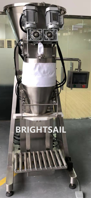 Máquina de rellenar del polvo del tornillo del doble de Brightsail para el embalaje grande del bolso