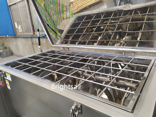 Mezclador de cinta de polvo de alimentos de algas marinas Azúcar horizontal con CE 200000 L