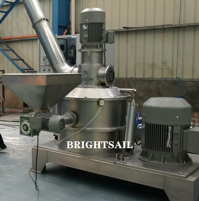 Industria de azúcar Pulverizador de máquinas de hielo Clasificador de aire de azúcar Molino de pulverizador de alimentos con Brightsail