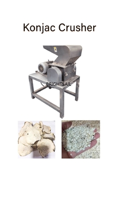 Fabrica Granulados de Konjac seco Maquina de moler de alimentos máquina de molienda de Brightsail Conjac seco triturador grueso