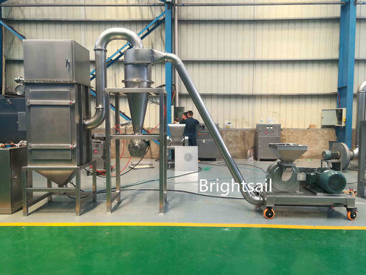 Máquina para moler fertilizantes de acero inoxidable