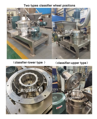 Clasificador de aire de harina de soja Molino de harina roja máquina de molienda de grano de alimentos clasificador de aire molino de harina de soja máquina de molienda