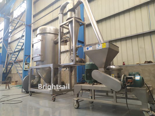 Erythritol clasificador de aire molino de molino de sucralosa molino de la máquina de polvillador de alimentos conjunto de Brightsail