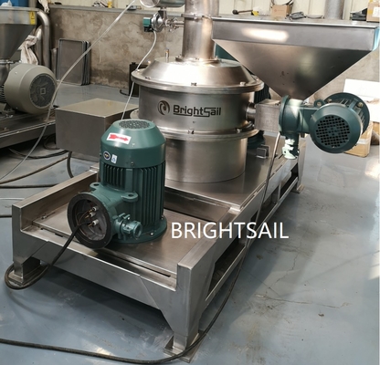 Clasificador de aire de hojas de Brightsail Molino de hojas de moringa Máquina de molienda de hojas de té Set pulverizador de hojas de té Máquina de molienda