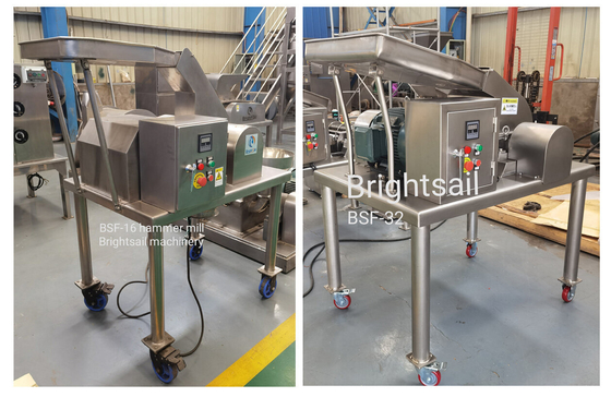 Máquina de molienda de polvo de hierbas BSF molino de chasis farmacéutico molino de martillos de hierbas chinas de Brightsail