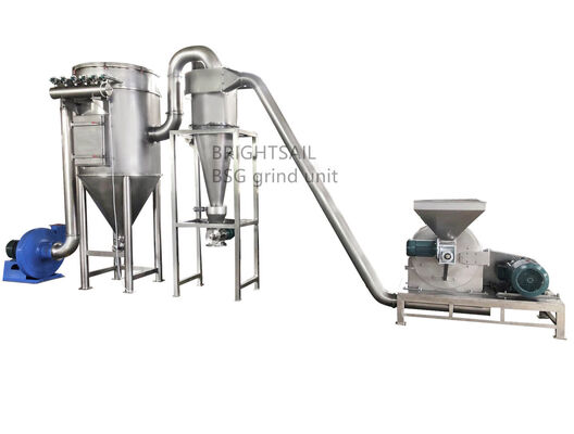Máquina para moler fertilizantes de acero inoxidable