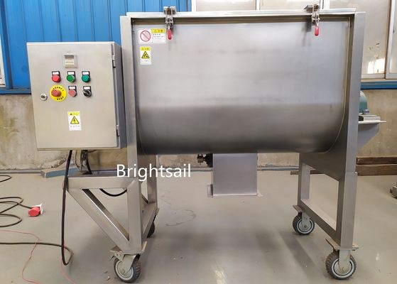 Mezclador de cinta de fosfato en polvo y glutamato monosódico — Máquina mezcladora de polvo horizontal de acero inoxidable